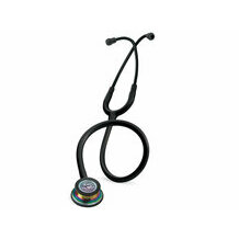 3M Littmann Classic III Stethoscope, Caribbean Black rainbow edition