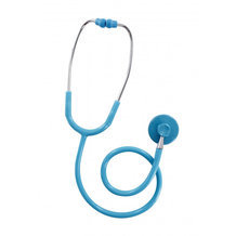 Stethoscope pulse sky blue