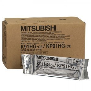 Original Mitsubishi K91HG, KP91HG video paper (4 rolls)