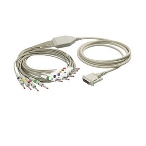 10 channel ECG compatible cable Mortara Eli 150,Eli 250,400