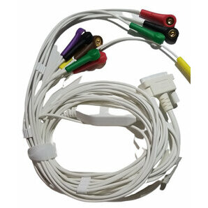 Patient Cable Snap IEC 10 Leads, 4mm for Cardioline ECG