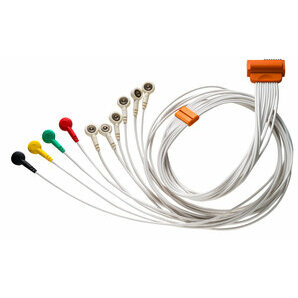 Snap IEC 10-wires Patient Cable for TouchECG HD+ Cardioline