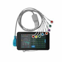 Pocket electrocardiograph with automatic interpretation.