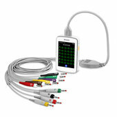 Edan DX22 ECG acquisition box and its wires