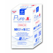 Box : Sterile non-woven compresses 5 x 5 cm