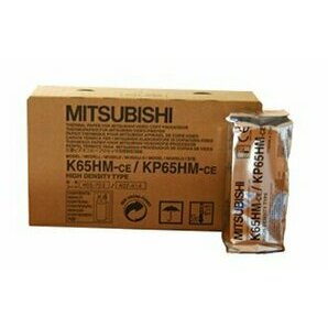 Mitsubishi K65HM, KP65HM original  video paper (4 rolls)